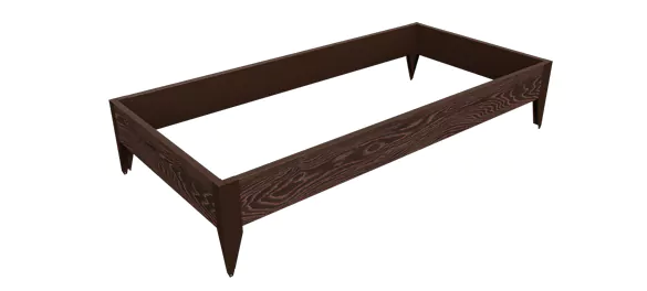 Грядки из ДПК